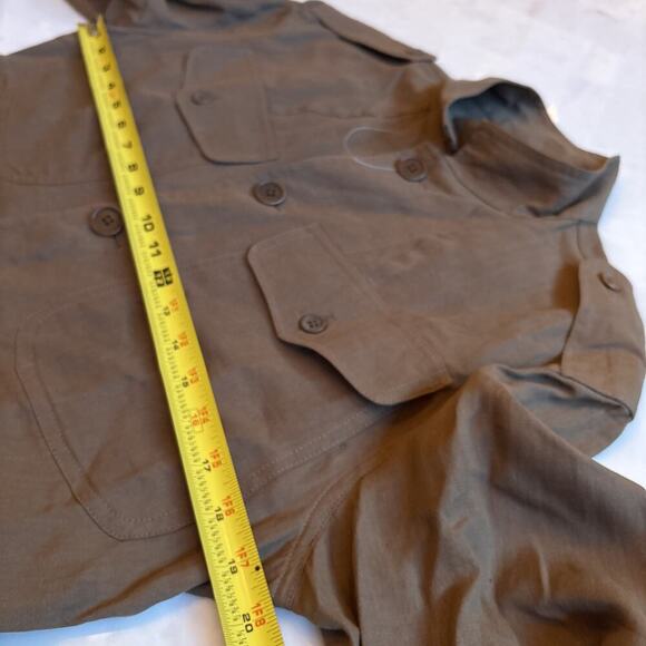 Vintage Ralph Lauren Purple Label Field Jacket 1994 Runway Linen 12 Safari Army - Picture 9 of 12